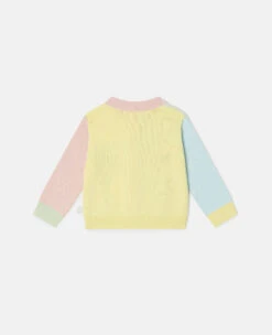 STELLA MCCARTNEY Colourblock Flower Intarsia Knit Cardigan -Stella Mccartney Store 00e83e1247522bb62609ce1a1f28bdece8adbdf0 K01470PK04238475 P