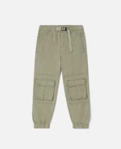 STELLA MCCARTNEY Cotton Twill Cargo Trousers