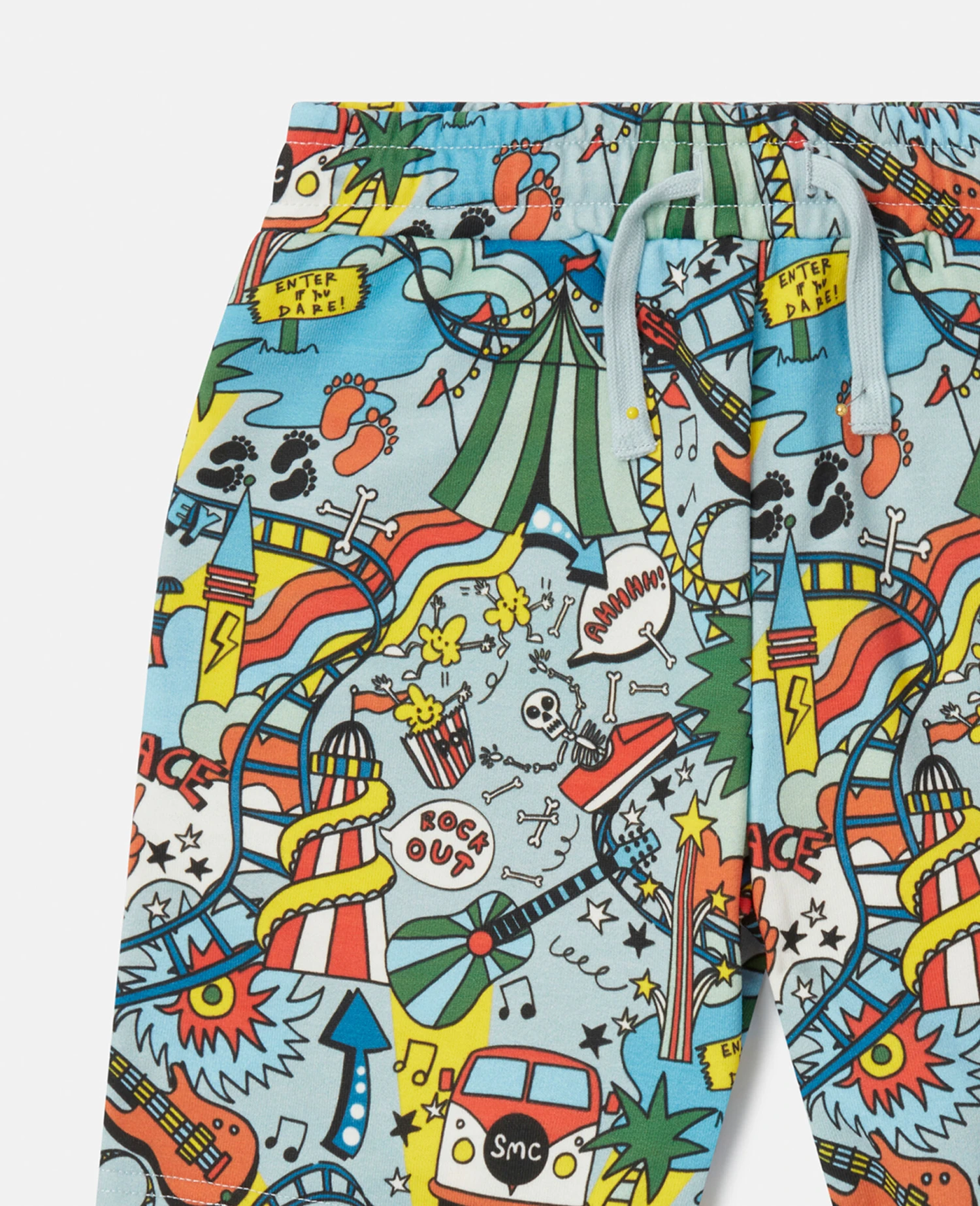 STELLA MCCARTNEY Rollercoaster Print Sweat Shorts 4 STELLA MCCARTNEY Rollercoaster Print Sweat Shorts - Image 2