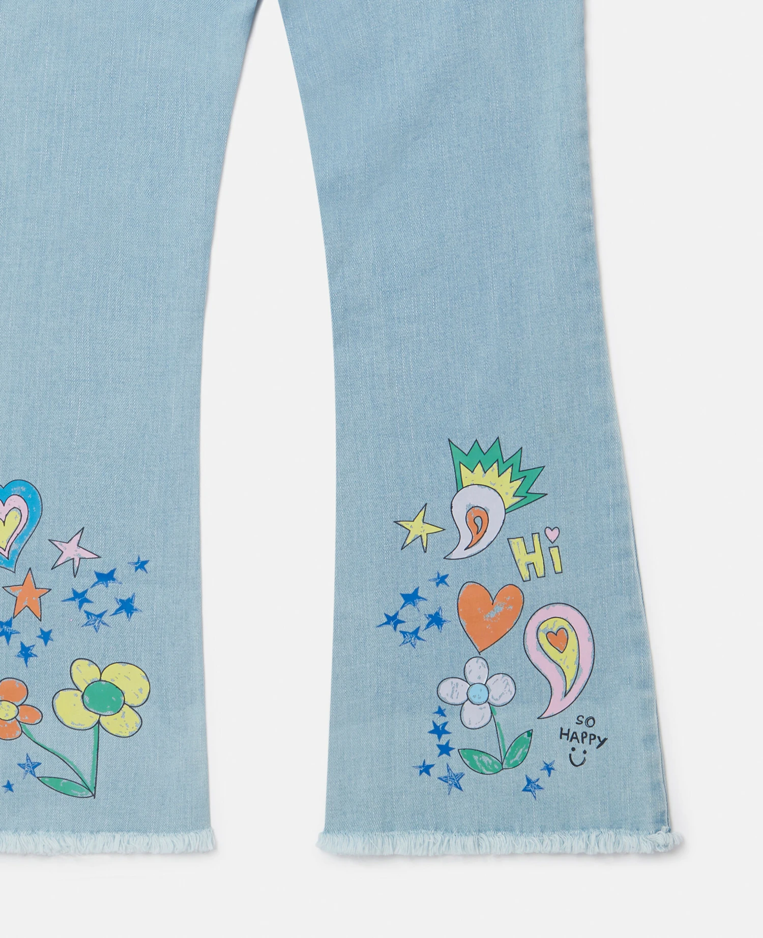 STELLA MCCARTNEY Doodle Print Flared Jeans 6 STELLA MCCARTNEY Doodle Print Flared Jeans - Image 4