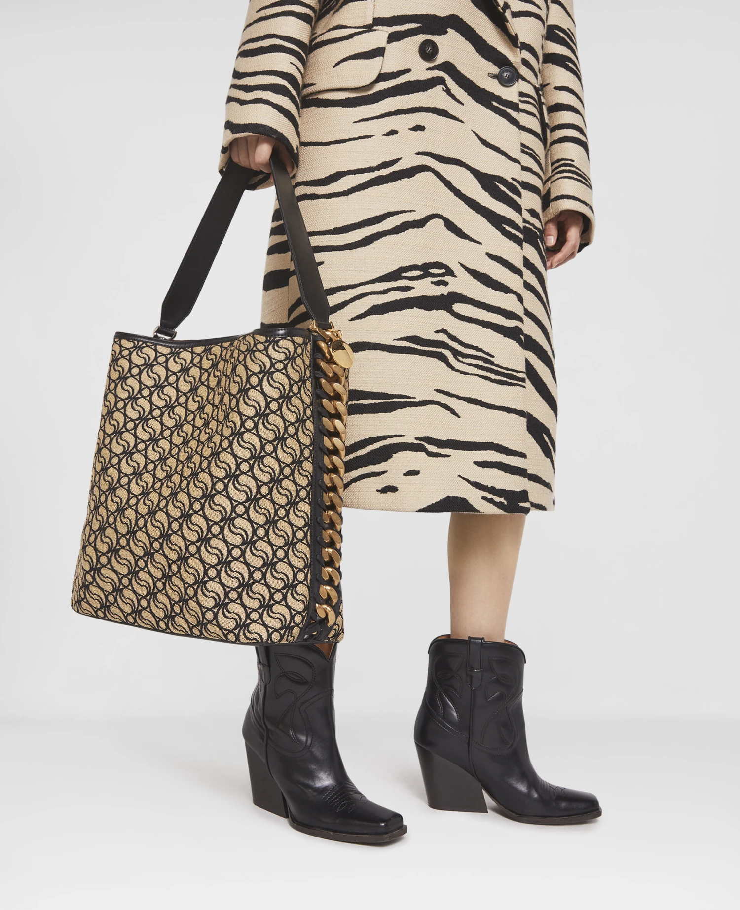 STELLA MCCARTNEY Frayme S-Wave Tote Bag 4 STELLA MCCARTNEY Frayme S-Wave Tote Bag - Image 2