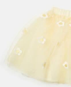 STELLA MCCARTNEY Daisy Embroidery Tulle Skirt -Stella Mccartney Store 047eba9f1e58d4488332f1ee9c4f19baf62e1aab K01948PK03767014 G