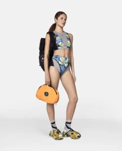 STELLA MCCARTNEY TrueNature Floral Print High-Waist Bikini Briefs