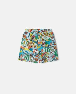STELLA MCCARTNEY Rollercoaster Print Swim Shorts -Stella Mccartney Store 063c93f96315e94b4c72e1ef0d866a2bb5f8318d K01865PK04524210 P