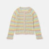 STELLA MCCARTNEY Pastel Rainbow Stripe Crochet Cardigan -Stella Mccartney Store 0645d7733384067596e0fbb5394a17d6556c3809 K01759PK04238475 C
