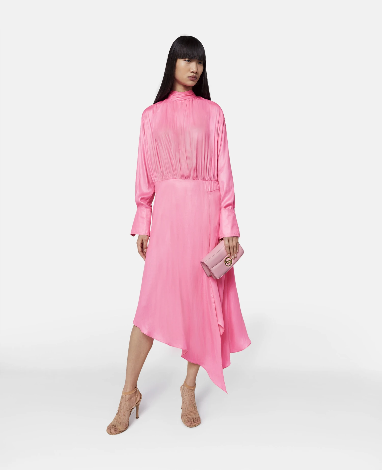 STELLA MCCARTNEY Asymmetric Hem High Neck Dress 4 STELLA MCCARTNEY Asymmetric Hem High Neck Dress - Image 2