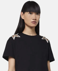 STELLA MCCARTNEY Diamanté Star T-Shirt -Stella Mccartney Store 075396068c8c43a44fcfd7e7c99587a5fcb55961 6J01673SPX441000 P
