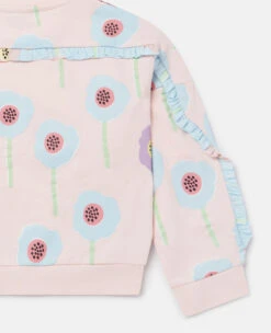 STELLA MCCARTNEY Graphic Flower Print Frill Trim Sweatshirt 9 STELLA MCCARTNEY Graphic Flower Print Frill Trim Sweatshirt -Stella Mccartney Store 08faefc6e356d5c4a3e1b575d5c7a90b2fc2b39c K02016PK04018434 Y