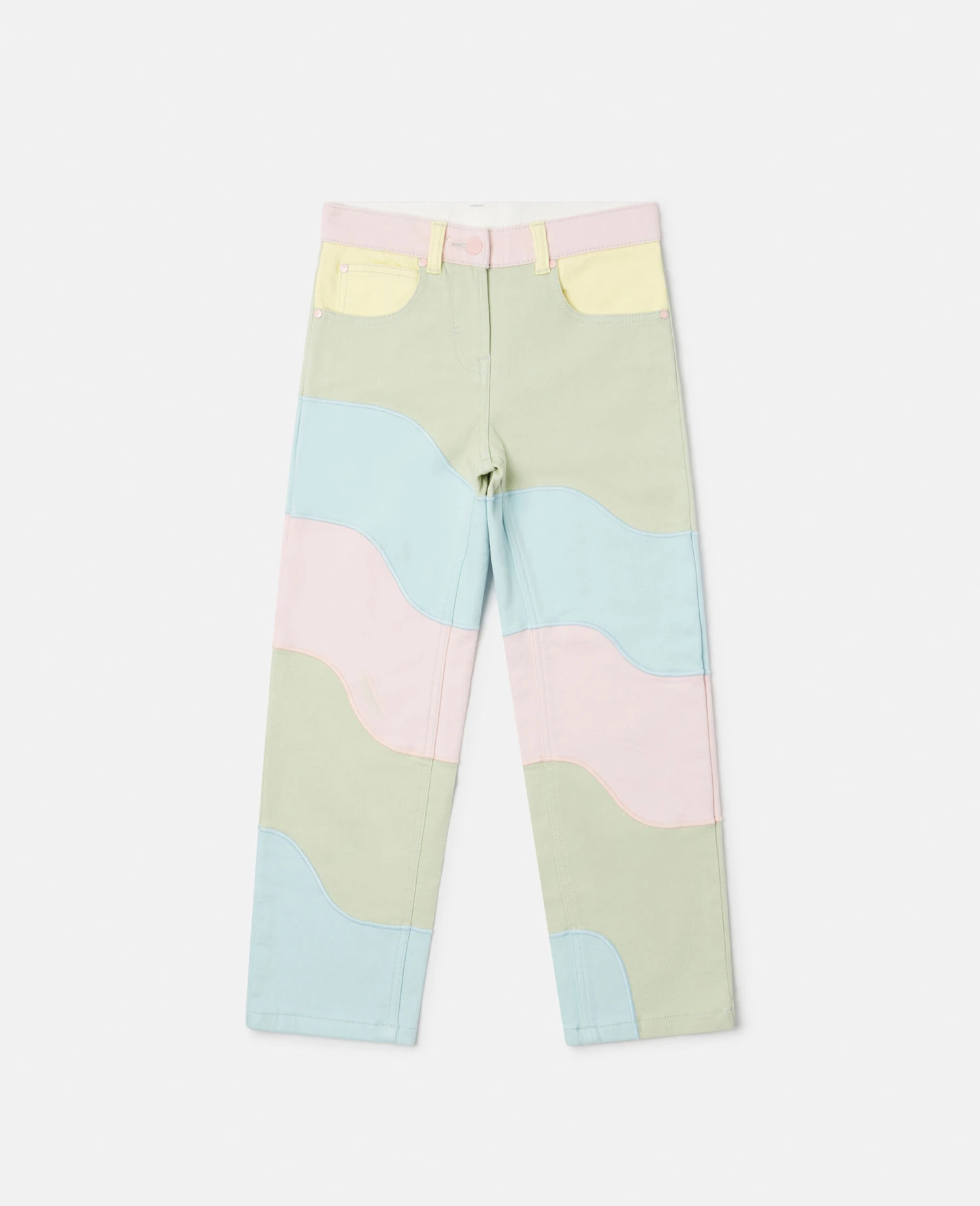 STELLA MCCARTNEY Pastel Wave Print Mom Jeans 3 STELLA MCCARTNEY Pastel Wave Print Mom Jeans