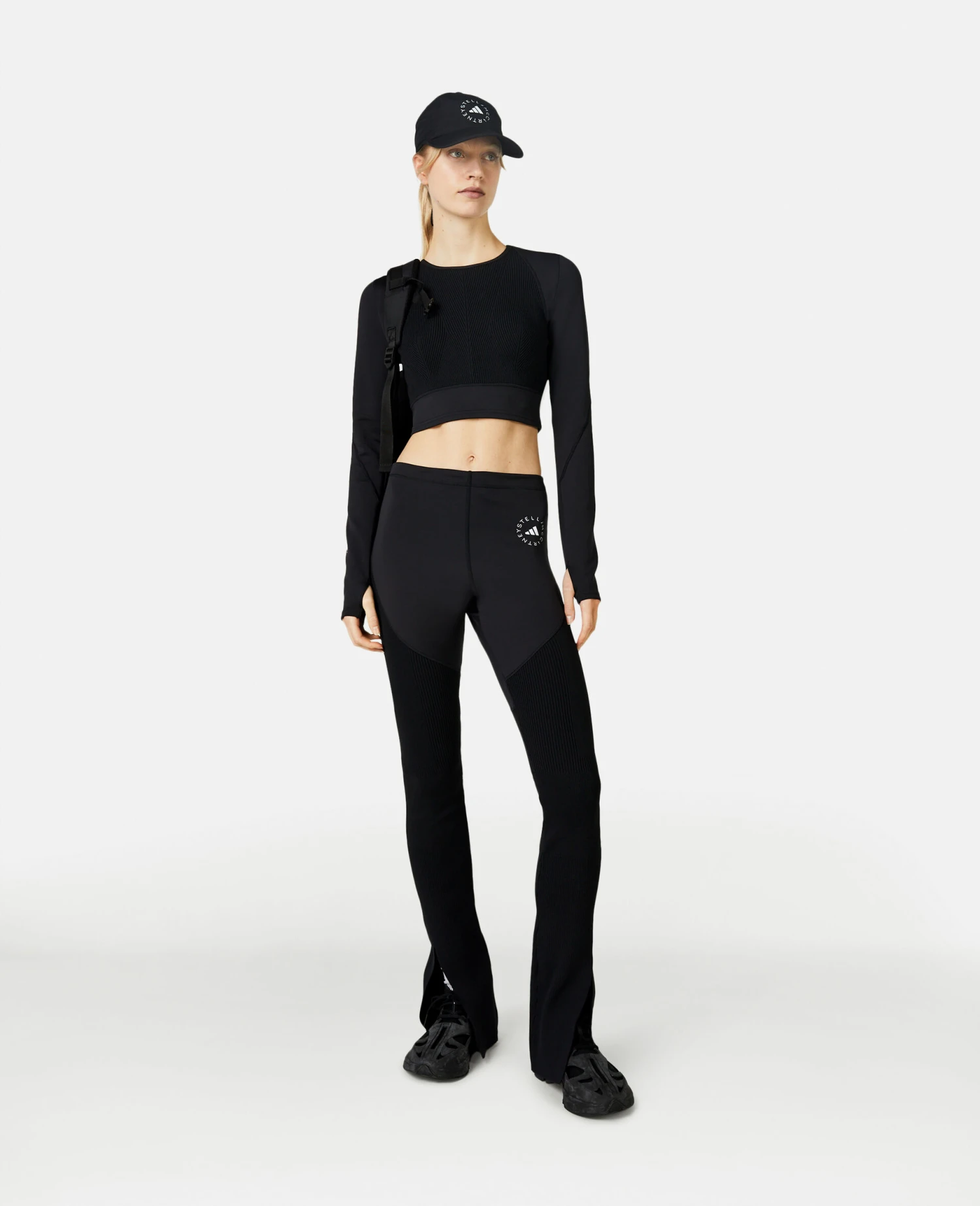 STELLA MCCARTNEY TrueStrength Flat Knit Flared Leggings 4 STELLA MCCARTNEY TrueStrength Flat Knit Flared Leggings - Image 2