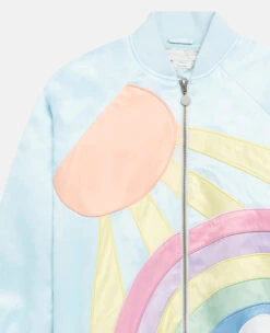 STELLA MCCARTNEY Sunshine Patchwork Satin Bomber Jacket -Stella Mccartney Store 0b7f8ca8d5e394da0fc4e7dc8cde984ddfc0ee34 K01998PK01048475 G