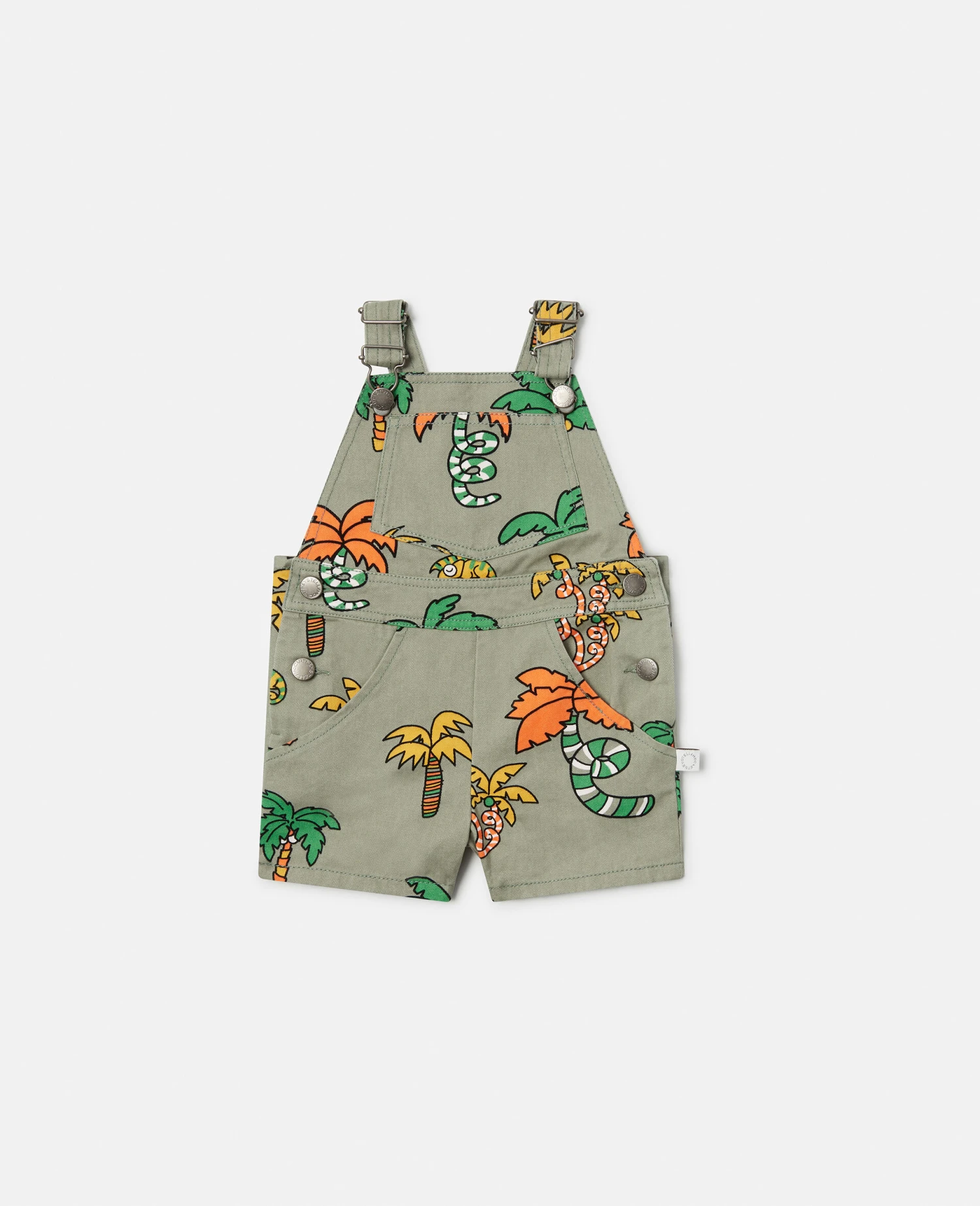 STELLA MCCARTNEY Palm Tree And Gecko Print Dungarees 3 STELLA MCCARTNEY Palm Tree And Gecko Print Dungarees