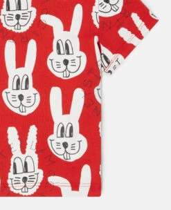 STELLA MCCARTNEY Rabbit Print T-Shirt -Stella Mccartney Store 0e0128f25553d7088abe0aa60b3317a35d136762 K01703PK04628434 Y