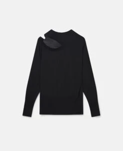 STELLA MCCARTNEY Cut-Out Merino Knit Jumper