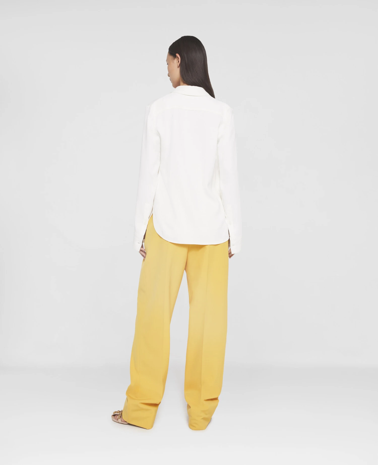 STELLA MCCARTNEY Petal Crochet Compact Crepe Shirt 5 STELLA MCCARTNEY Petal Crochet Compact Crepe Shirt - Image 3