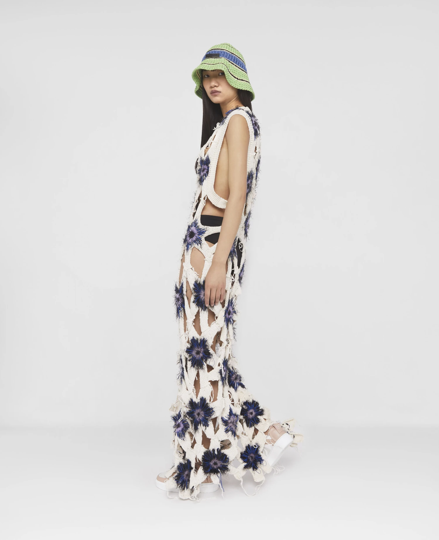 STELLA MCCARTNEY Rewild Flower Patchwork Midi Dress 5 STELLA MCCARTNEY Rewild Flower Patchwork Midi Dress - Image 3