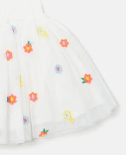 STELLA MCCARTNEY Flower Embroidery Tulle Skirt -Stella Mccartney Store 170aa0231668838dc749c2deb35d9c821e7db205 K01986PK03658434 Y