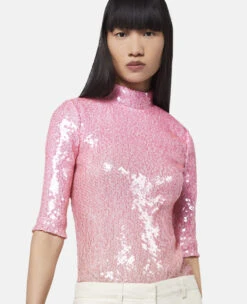 STELLA MCCARTNEY Sequin Dégradé Turtleneck Top -Stella Mccartney Store 1a1f30b874296ae90bac65b1707e7c626387ba04 6J01483SPX335007 P
