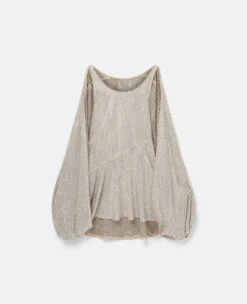 STELLA MCCARTNEY Crystal Strass Silk Cape Mini Dress