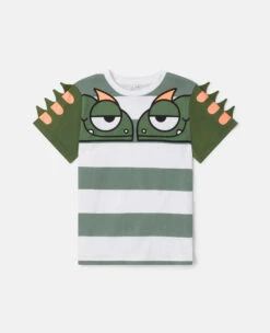 STELLA MCCARTNEY Double Gecko Striped T-Shirt