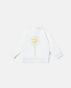 STELLA MCCARTNEY Smiley Flower Motif Sweatshirt