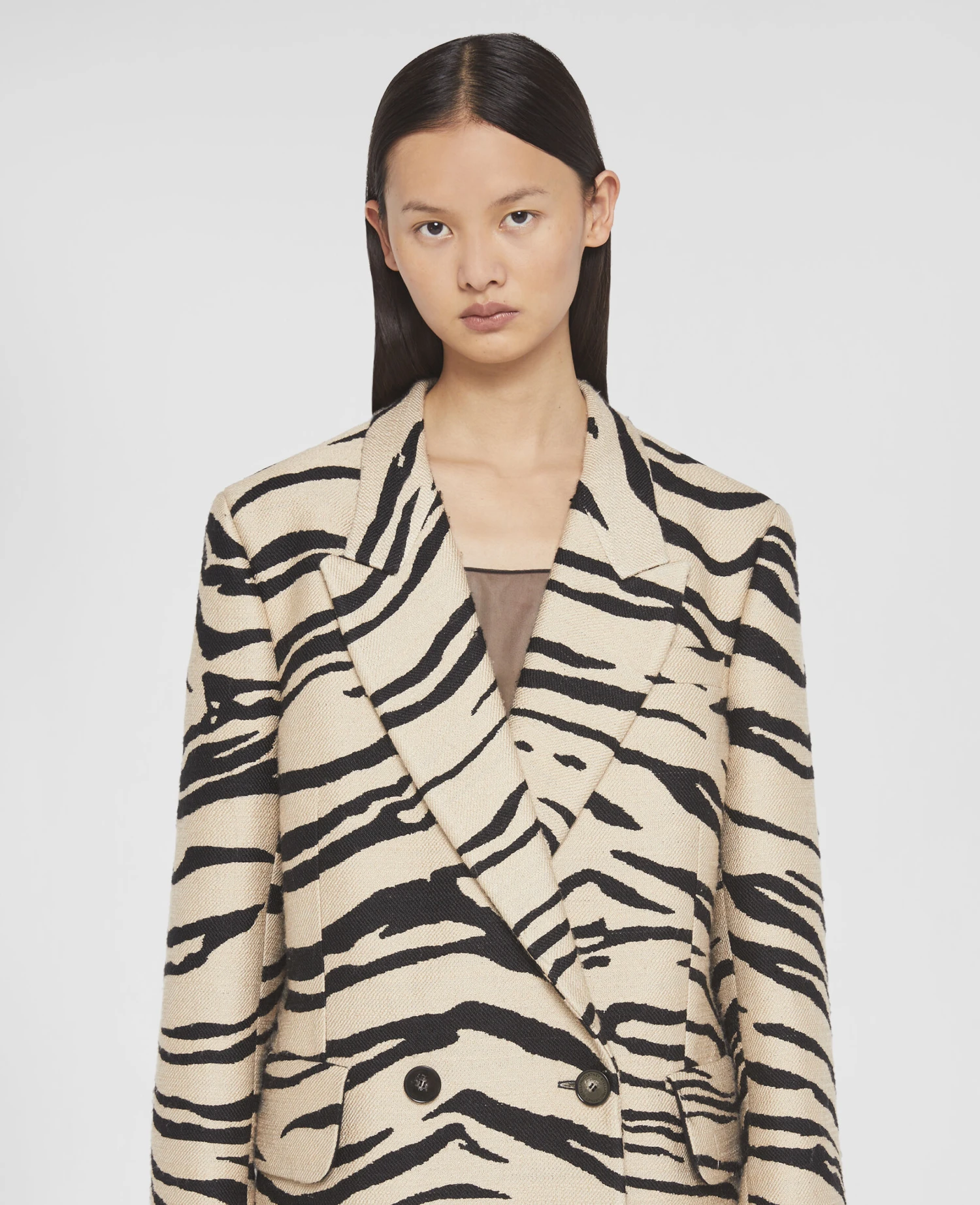 STELLA MCCARTNEY Tiger Print Double-Breasted Coat 6 STELLA MCCARTNEY Tiger Print Double-Breasted Coat - Image 4