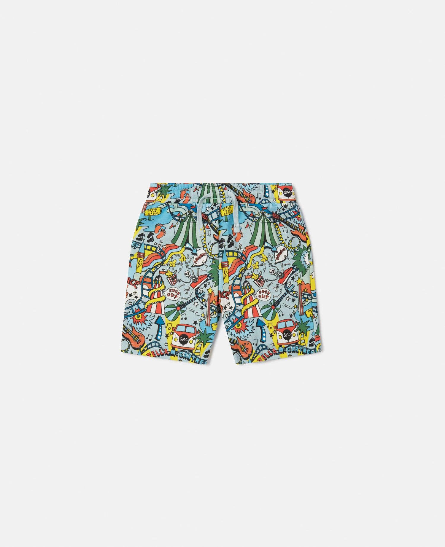STELLA MCCARTNEY Rollercoaster Print Sweat Shorts 3 STELLA MCCARTNEY Rollercoaster Print Sweat Shorts