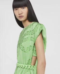 STELLA MCCARTNEY Falabella Print Silk Jacquard Mini Dress -Stella Mccartney Store 20b132c61013e810d619e36fc690c96e26453d4b 6A01373BU2033016 P