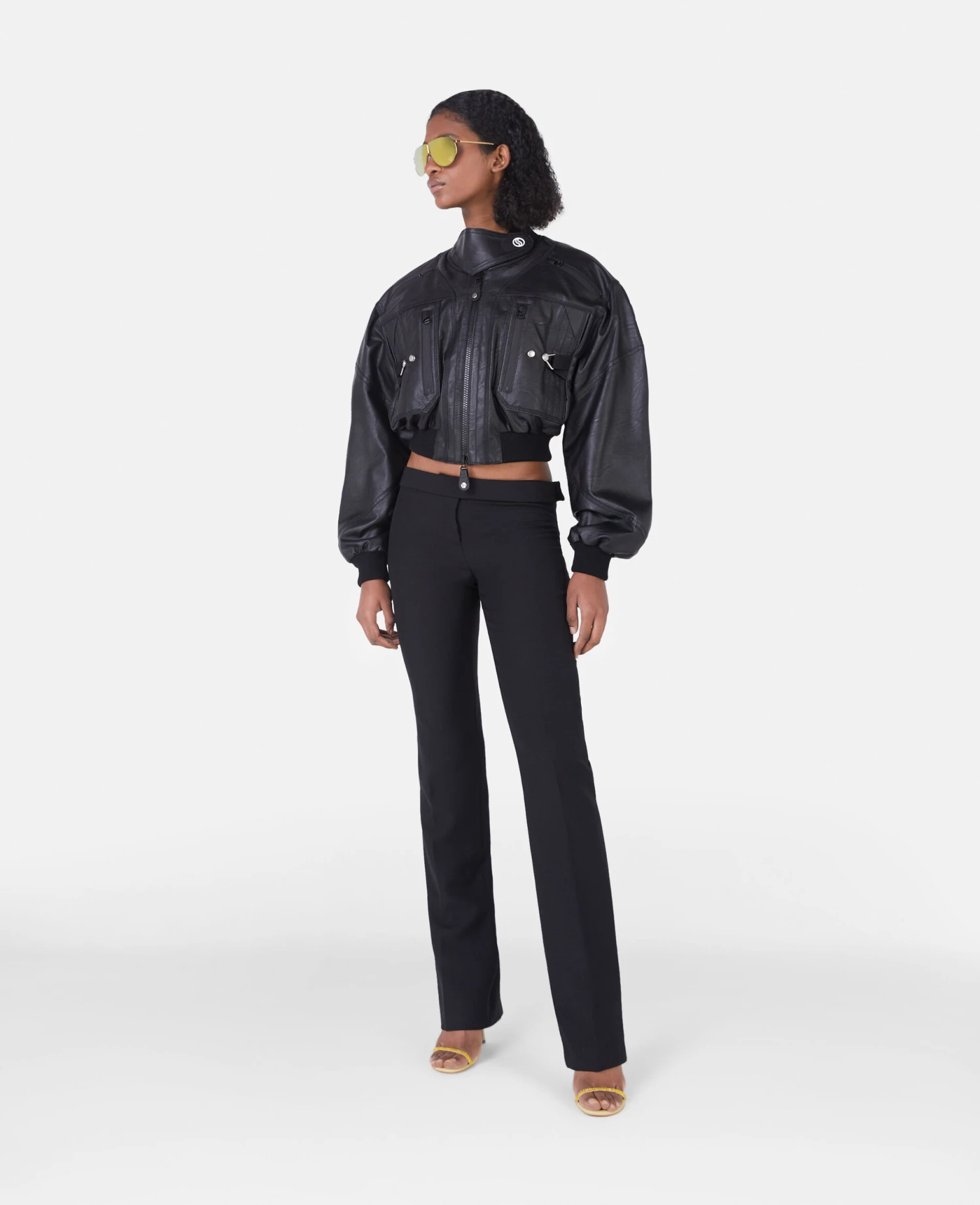 STELLA MCCARTNEY Alter Mat Cropped Bomber Jacket 4 STELLA MCCARTNEY Alter Mat Cropped Bomber Jacket - Image 2