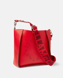 STELLA MCCARTNEY Stella Logo Grainy Alter Mat Shoulder Bag -Stella Mccartney Store 21cc50a19987c26275730345366fc3ba099f61f0 700073WP00576512 G