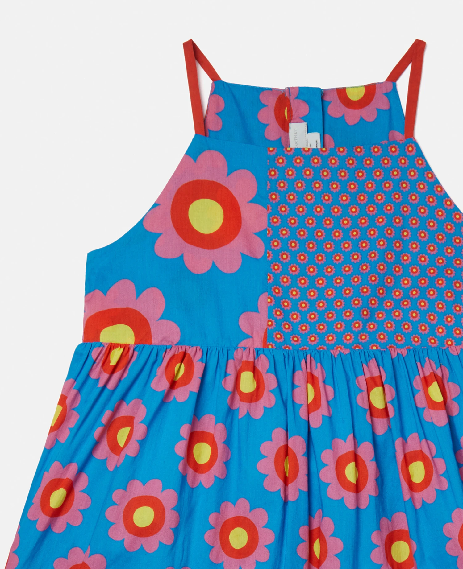STELLA MCCARTNEY Graphic Flower Print Patchwork Dress 4 STELLA MCCARTNEY Graphic Flower Print Patchwork Dress - Image 2