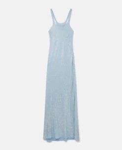 STELLA MCCARTNEY Crystal Strass Silk Maxi Dress