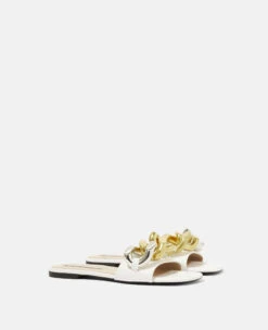STELLA MCCARTNEY Falabella Flat Slides -Stella Mccartney Store 2599af9d31c4a64e559547d1e05a4e7012f97d77 810085W1CU09001 H