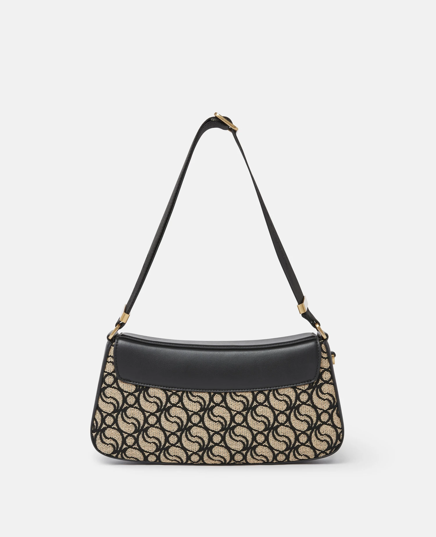 STELLA MCCARTNEY S-Wave Monogram Rafia Shoulder Bag 6 STELLA MCCARTNEY S-Wave Monogram Rafia Shoulder Bag - Image 4