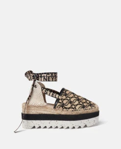 STELLA MCCARTNEY Gaia S-Wave Platform Espadrilles