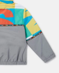 STELLA MCCARTNEY SMC Logo Colourblock Active Hooded Jacket -Stella Mccartney Store 2991c6c73e32de368680f4676e62e9b9ea962038 K01551PK03971202 Y