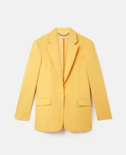 STELLA MCCARTNEY Wool Twill Single-Breasted Blazer