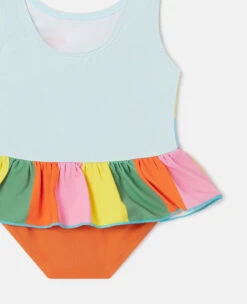 STELLA MCCARTNEY Double Parrot Print Frill Swimsuit -Stella Mccartney Store 2b73d806ada8c681fcf26e8afb93abefff4056df K01764PK00124210 Y