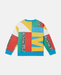 STELLA MCCARTNEY Geometric Logo Print Active Oversized Sweatshirt 8 STELLA MCCARTNEY Geometric Logo Print Active Oversized Sweatshirt -Stella Mccartney Store 31733dcba15fdc9f19003d6ae42925c301de3f11 K01814PK04048475 P