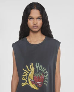 STELLA MCCARTNEY 'Rewild Yourself' Fruit Print Tank Dress -Stella Mccartney Store 322e8c3e819344a73f894605a3e7a7c8db175c8d 6J01113SPX201000 P