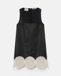 STELLA MCCARTNEY Broderie Anglaise Trim Alter Mat Mini Dress