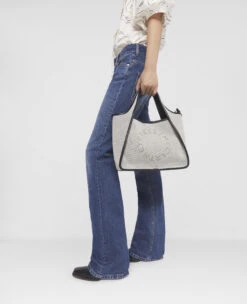 STELLA MCCARTNEY Stella Logo Cotton Canvas Crossbody Bag -Stella Mccartney Store 36af7b1dd9148570a37e577f0c66ba5555a724f6 513860WP01381000 H