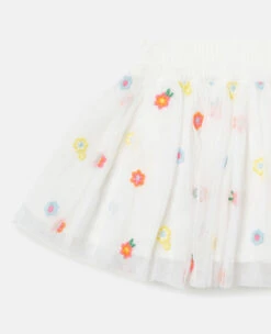 STELLA MCCARTNEY Flower Embroidery Tulle Skirt -Stella Mccartney Store 39fc99d4fe4819b70d99570f1cf012bf3359c4c9 K01986PK03658434 G