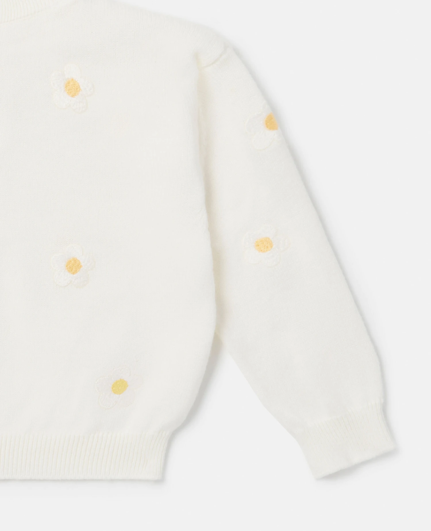 STELLA MCCARTNEY Daisy Embroidery Cardigan 6 STELLA MCCARTNEY Daisy Embroidery Cardigan - Image 4