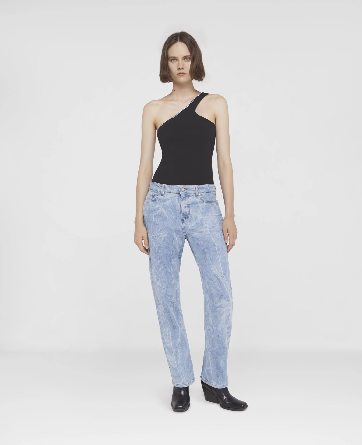 STELLA MCCARTNEY Crystal Frame One-Shoulder Top 4 STELLA MCCARTNEY Crystal Frame One-Shoulder Top - Image 2