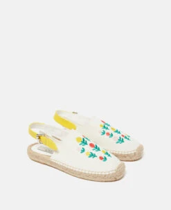 STELLA MCCARTNEY Flower Embroidery Espadrille Sandals -Stella Mccartney Store 3f9b164d0a8504102cc65f0f13fe4f027f875ddf K01874PK04819002 G