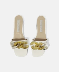 STELLA MCCARTNEY Falabella Flat Slides -Stella Mccartney Store 4342c287b2319f392c7f8ec2f508bcd293caa71b 810085W1CU09001 P