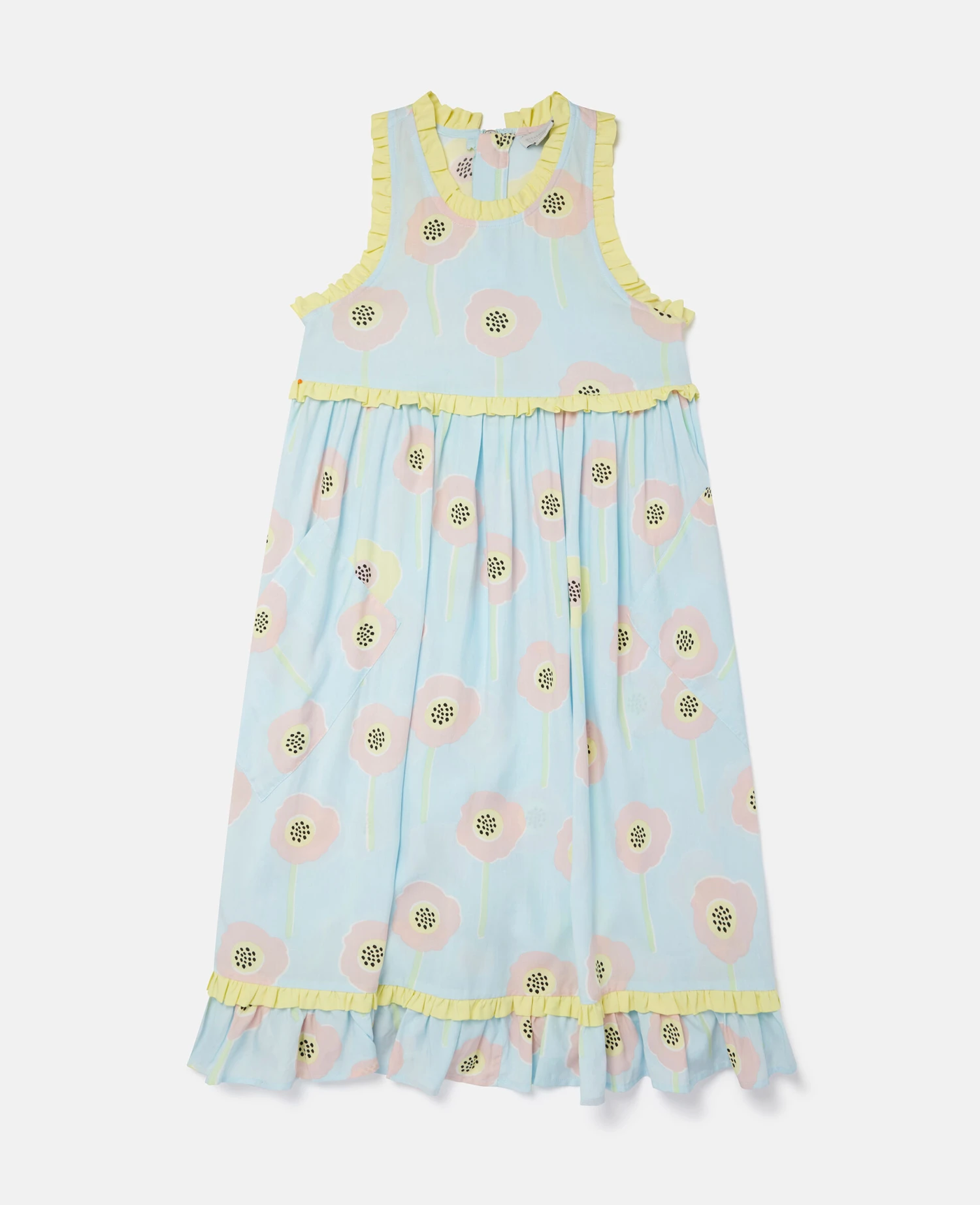 STELLA MCCARTNEY Sunflower Print Frill Trim Dress 3 STELLA MCCARTNEY Sunflower Print Frill Trim Dress