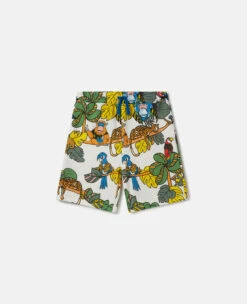 STELLA MCCARTNEY Jungle Print Sweat Shorts