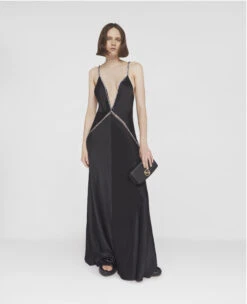 STELLA MCCARTNEY Crystal Frame Double Satin A-Line Maxi Dress 7 STELLA MCCARTNEY Crystal Frame Double Satin A-Line Maxi Dress -Stella Mccartney Store 469f93cd85393f30e4358a1de18efcfdbedeac1f 6A01253AU3091000 H
